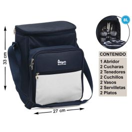 Mochila Nevera Termosellada Kit Grande Picnic Azul Marino Precio: 17.5000001. SKU: B15PVV8G33