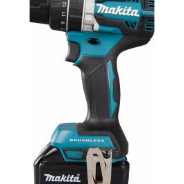 Makita DHP484RTJ Taladro Percutor a Batería 18V 5Ah (2 Baterías Incluidas) con Cargador y Maletín