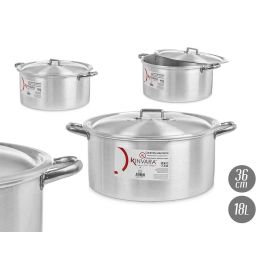 Cacerola de Aluminio Kinvara 36 cm 18 Litros - Apta para Gas, Horno y Lavavajillas (3 Unidades) Precio: 93.49999967. SKU: S3602007