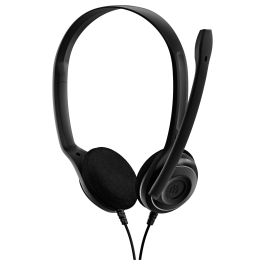 Epos Sennheiser Auriculares PC 8 USB Estéreo para PC y Mac con Cancelación de Ruido y Control en Línea, Color Negro
