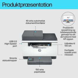 HP M234sdn Impresora Multifunción Láser con Alimentador Automático, Impresión Doble Cara, App HP Smart y Alta Productividad