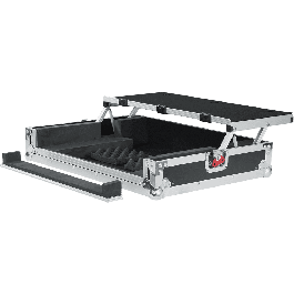 Gator Gtour Flightcase para Controlador, Compatible con Numark Mixdeck Express, NV, Pioneer DDJ-SR, Reloop Terminal Mix 4