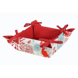 DKD Home Decor Cesta Navidad Moderna Reno Flores Algodón Azul Celeste Rojo 30x30x10 cm Pack 12 Unidades Precio: 22.40436. SKU: B16K9AM8KN