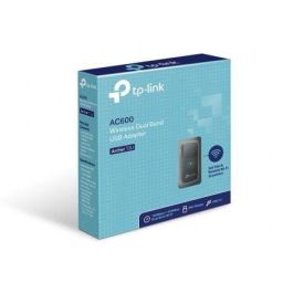 TP-Link Archer T2U V3.0 Adaptador USB WiFi Doble Banda AC600 (433Mbps 5GHz + 200Mbps 2.4GHz) 802.11ac - USB 2.0 para Streaming y Gaming TP-Link Archer T2U V3.0 Adaptador USB WiFi Doble Banda AC600 (433Mbps 5GHz + 200Mbps 2.4GHz) 802.11ac - USB 2.0 para Streaming y Gaming