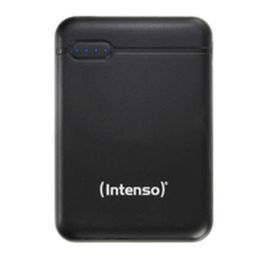 Intenso XS5000 Powerbank 5000 mAh Negro, Cargador Portátil con Pantalla LED, Micro-USB / USB-C Entrada, USB-A / USB-C Salida