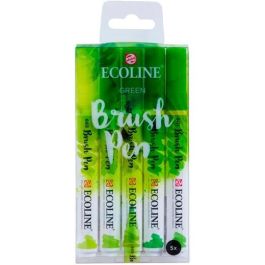 Talens Ecoline Rotuladores Brush Pen Punta Pincel Verde Estuche 5 Ud Precio: 7.49999987. SKU: B1KMRBZGGA
