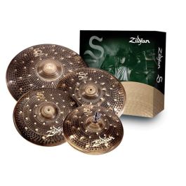 Zildjian Set de Platos S Dark: Hi Hat 14", Crash 16", Crash 18", Ride 20" para Sonido Oscuro y Explosivo Precio: 675.89000017. SKU: B1JQ2649VD