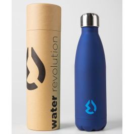 Water Revolution Botella Térmica de Acero Inoxidable 500ml Antigoteo – Mantiene Frío 24h/Caliente 12h, Libre de BPA, Azul