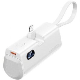 Vention FHRW0 Powerbank 4800mAh 22.5W Ultraportátil con Cables USB-C y Lightning integrados, Pantalla LED, Blanca Precio: 14.49999991. SKU: B19RW2NGCB