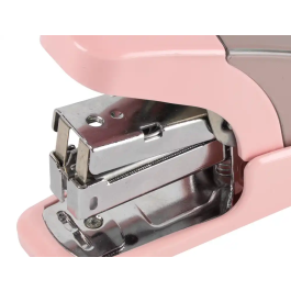 Liderpapel Grapadora Micro Rosa con Regalo de 1000 Grapas 24/6 26/6 Capacidad 20 Hojas Ahorro de Fuerza
