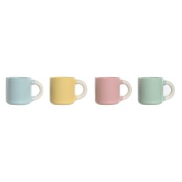 Cafe Scandi DKD Home Decor Rosa Azul 5.8 x 6.2 x 6 cm Set de 4