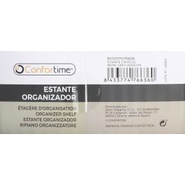 Estante 3 Niveles Metal Gris 26x25 cm - Confortime (12 Unidades) Estante 3 Niveles Metal Gris 26x25 cm - Confortime (12 Unidades)