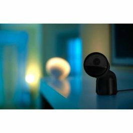 Philips Hue Cámara Secure con cable y soporte de escritorio AUC1717288408650 - HD 1080P - Interior o Exterior - Negra
