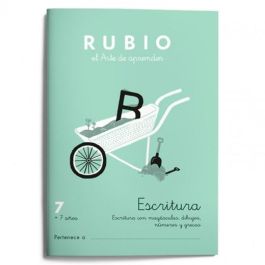 Rubio Cuaderno de Escritura Nº 7 para Niños 7+ Años - Pack de 10 Unidades con Ejercicios de Repetición y Conciencia Fonológica (10 Unidades) Precio: 10.50000016. SKU: B1A2FQEVJC