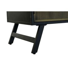 Buffet Vintage DKD Home Decor Negro Dorado 42 x 91.5 x 144.5 cm