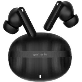 4smarts SkyBuds Pro ANC Auriculares True Wireless con Cancelación de Ruido Activa, Bluetooth 5.4, Negro