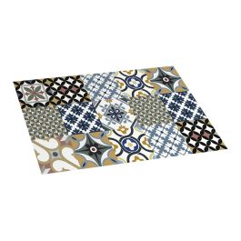 Cintacor - Stor Planet Alfombra vinílica hidráulico 45x75 cm, PVC, antideslizante, azul estampado Precio: 15.59000058. SKU: S7909685