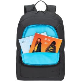 Rivacase 7561 Mochila Alpendorf Eco para Portátil 16" (40,6 cm) Negra, Poliéster RPET Urbano, con Compartimento