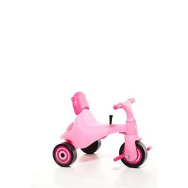 Molto Triciclo Urban Trike City Evolutivo 5 en 1 Rosa 89 cm para Bebés desde 10 Meses, Estructura de Metal y Plástico