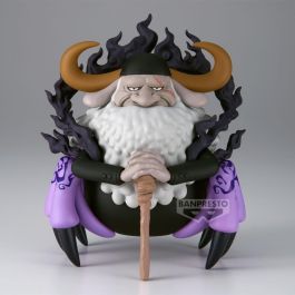 Banpresto One Piece MEGA World Figura Saint Jaygarcia Saturn, PVC 9 cm, Personaje del Gobierno Mundial (Gorosei) - Figura Coleccionable