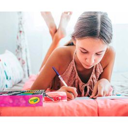 Crayola 25-1094 Maletín Del Artista Princesas Disney con 48 Ceras, 15 Rotuladores, 12 Lápices y Accesorios