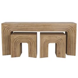 Consola Moderno DKD Home Decor Natural 40 x 80 x 180 cm Set de 3 Precio: 694.49999982. SKU: B166Q6AF5S