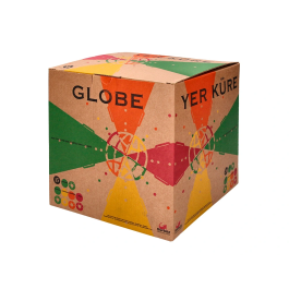 Liderpapel Globo Terráqueo Mapa Físico Diámetro 15 cm Esfera Decoración Hogar Oficina Regalo