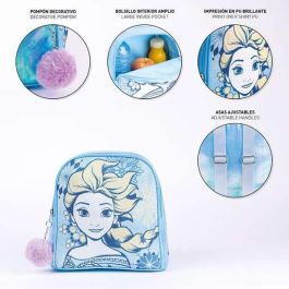 Cerdá Mochila Infantil Tiempo Libre Brillante Frozen Azul Niña