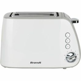 Brandt T02T1050W Tostadora de 2 ranuras, 7 niveles de potencia, con Cajón recogemigas, Color Blanco Brandt T02T1050W Tostadora de 2 ranuras, 7 niveles de potencia, con Cajón recogemigas, Color Blanco