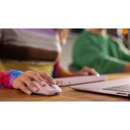 Logitech LOG1687828952016 Ratón Inalámbrico MX Anywhere 3S Bluetooth Clics Silenciosos 6 Botones Rosa