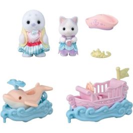 Sylvanian Families SYL5054131058206 - Minifiguras El pequeño tren del mar, ideal para niños a partir de 3 años