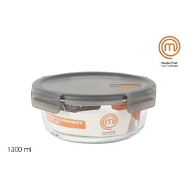 Inde Fiambrera Hermética Redonda 1300 ml Masterchef - 20.5 x 8 x 20.5 cm (6 Unidades) Precio: 28.49999999. SKU: B15SPCN9EV