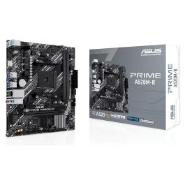 ASUS PRIME A520M-R (90MB1H60-M0EAY0) Placa Base AMD A520 Socket AM4 micro ATX, Compatible con AMD Ryzen 3000/5000, Memoria DDR5 hasta 64 GB, RAID, HDMI 2.1, Gigabit Ethernet Precio: 94.79000003. SKU: B16X5M4XA6
