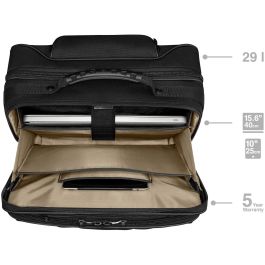 Wenger Legacy Black Series Bandolera para portátil de 15.6 pulgadas con bolsillo para tableta Negro