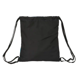 Bolsa Mochila con Cuerdas BlackFit8 California Azul Negro 35 x 40 x 1 cm