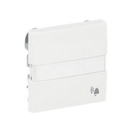 Busch-Jaeger 2506 N/KI-914 Alpinweiß, Plato Frontal Táctil Mate Blanco, 55 x 55 mm, IP20, para Interruptor y Pulsador, 1 Módulo