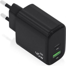 Aisens Cargador Pared GaN A110-0972 45W 1xUSB-C PD3.0 QC4.0 1xUSB-A QC3.0 Negro Precio: 10.78999955. SKU: B185ARF5KE