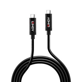 Lindy Cable Activo USB-C a USB-C 5m, USB 3.2 Gen 2 (10Gbps) con DisplayPort 1.4 Alt Mode y 60W PD para Extensión
