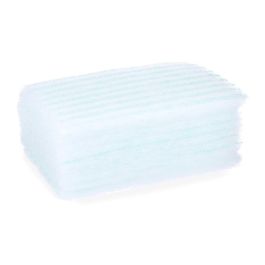 Berilo Set de 10 Esponjas Jabonosas 20x12 cm, Blanco y Azul (12 Unidades) Berilo Set de 10 Esponjas Jabonosas 20x12 cm, Blanco y Azul (12 Unidades)