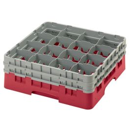 CAMBRO - 16S534-416 - Cesta de lavado 16 comp. 2 alturas - 10,9 cm Ø máx. - alt. máx. 14,9 cm - 50 x 50 x 18,4 cm - Arándano Precio: 58.49999947. SKU: B1G52J8KYQ