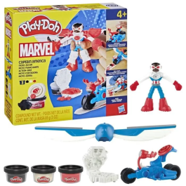 Play-Doh Moto Cortadora Capitán América Marvel G0555 Juguete con Accesorios para Niños +4 Años Precio: 12.89999997. SKU: B1A6ESZ55G