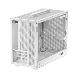 DeepCool CH160 PLUS White SFF PC con Vidrio Templado y Diseño Compacto, Blanco