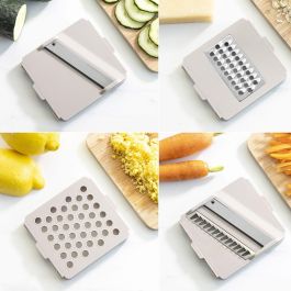 Cortador de Verduras, Rallador y Mandolina con Recetas y Accesorios 7 en 1 Choppie Expert InnovaGoods