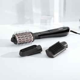 Babyliss AS128E Cepillo de Aire Caliente Style Smooth 1000W Iónico con 3 Accesorios: Secar, Alisar, Voluminizar. Antiencrespamiento + Bolsa de Viaje