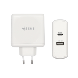 Aisens Cargador 57 W, 1Xusb-C Pd3.0 45 W, 1Xusb-A 5 V-2.4A 12 W, Blanco Precio: 10.78999955. SKU: S8400199