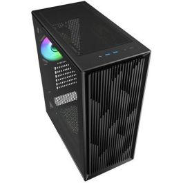 SHARKOON VK2 RGB ATX - Caja Torre de Ordenador con Panel Lateral de Cristal Templado, Negro