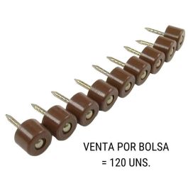 Herrajes Fab.Nacional Soporte Cilíndrico con Clavo Marrón para Estante de Máquina (120 Unidades) – Herraje de Fijación Precio: 5.50000055. SKU: B1JJHY9NRR