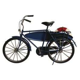 DKD Home Decor Vehículo Decorativo Atlántico de Metal, Surtido de Colores (Azul, Rojo), 11x17x29 cm - Lote de 3 Unidades