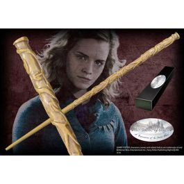 The Noble Collection Varita de Hermione Granger Replica Harry Potter Pintada a Mano Caja Coleccion