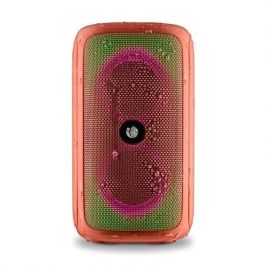 NGS Altavoz Bluetooth Roller Beast 32W Resistente al Agua IPX5, True Wireless Stereo, USB/TF/AUX, Radio FM, 7 Modos de Luces